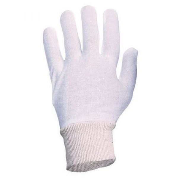 White Cotton Gloves (12 Pack)
