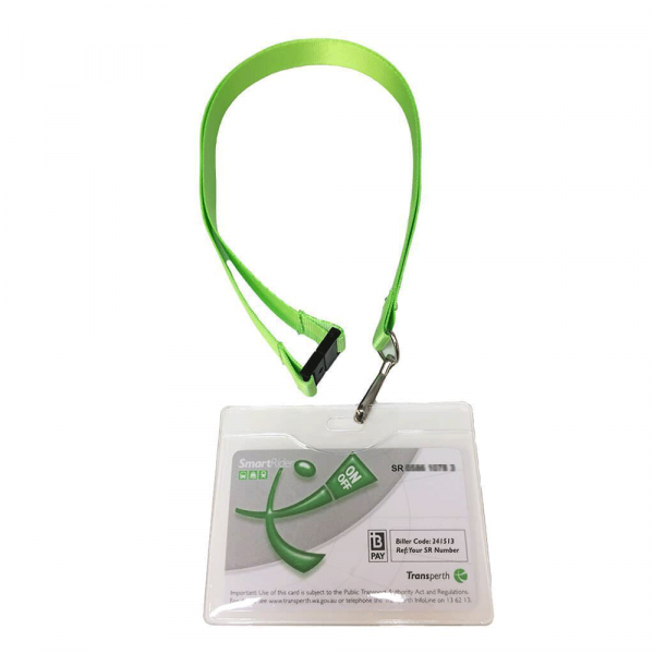Lanyard with Clear Landscape Card Holder - Image 3