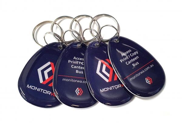 13.56MHz Key chain RFID Fobs (Scan/Print/Copy)