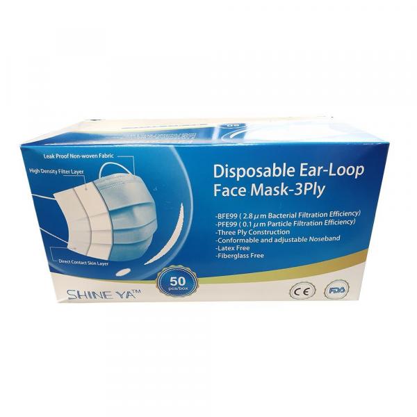 Disposable Protective Mask (Euro CE & US FDA certified) 50 pack